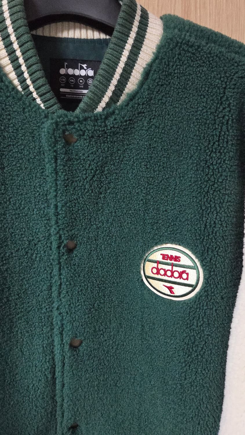 (착샷) 디아도라 아틀레티카 플리스 봄버 자켓 바시티 상품이미지2