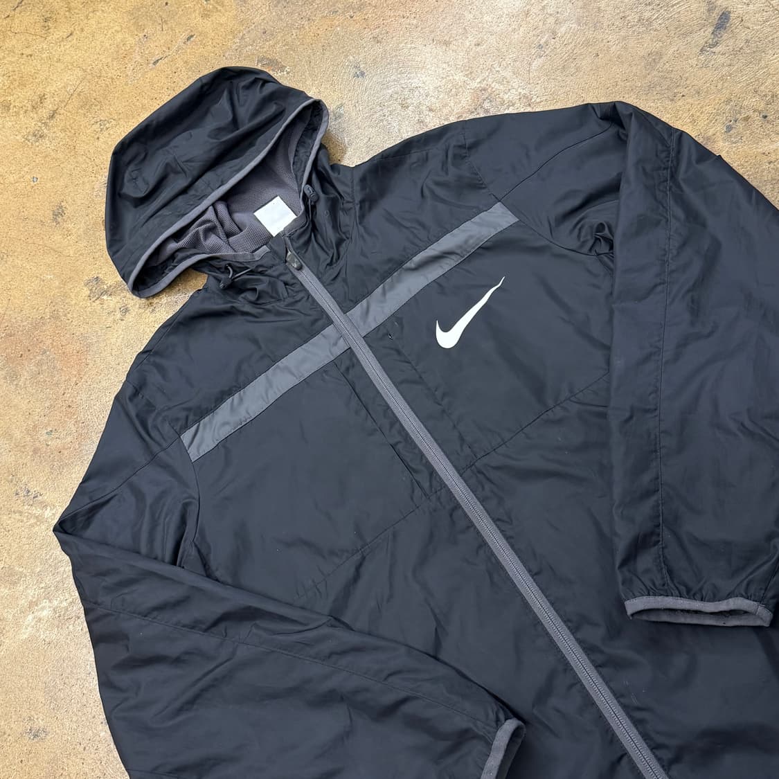 [정품/L] 나이키 후드 바람막이 블랙 b19 상품이미지1