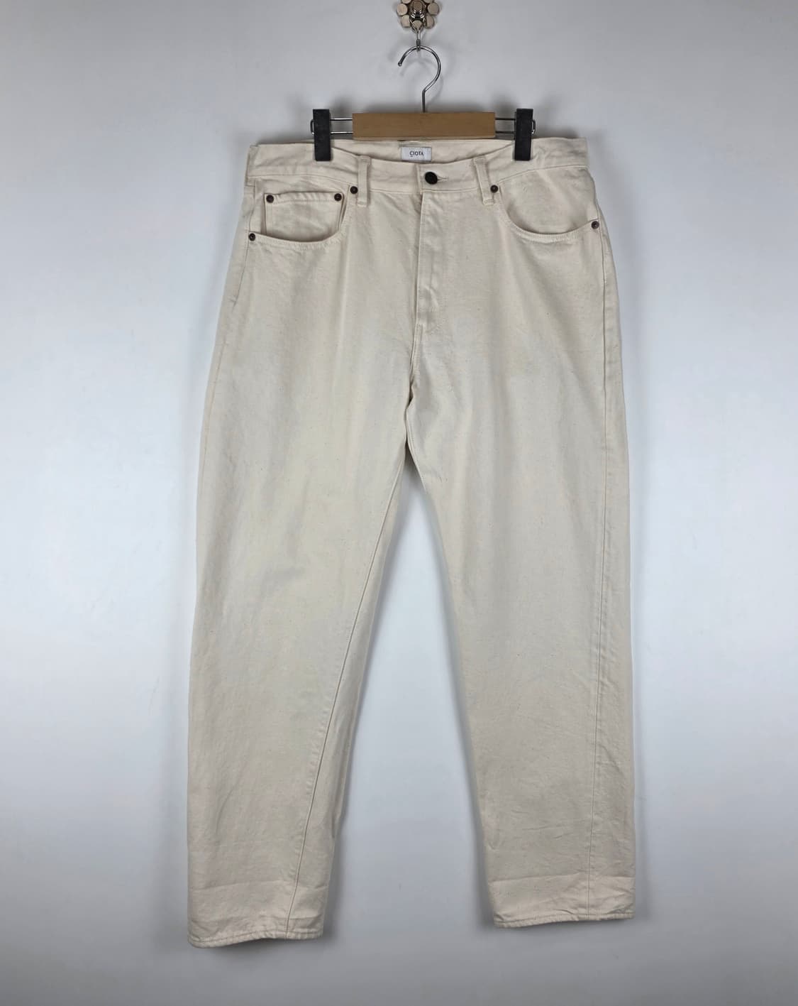 CIOTA  오프화이트 팬츠 상품이미지2