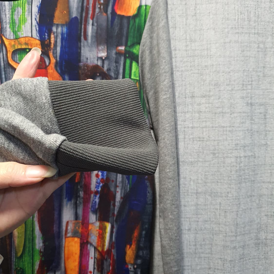 요시오쿠보 남성 공구페인크 스웨터 맨투맨  상품이미지3