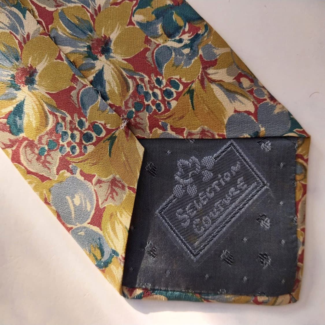 지방시 실크 브라운 플라워 쿠튀르 넥타이 9.6cm A+등급 K1558
 상품이미지9