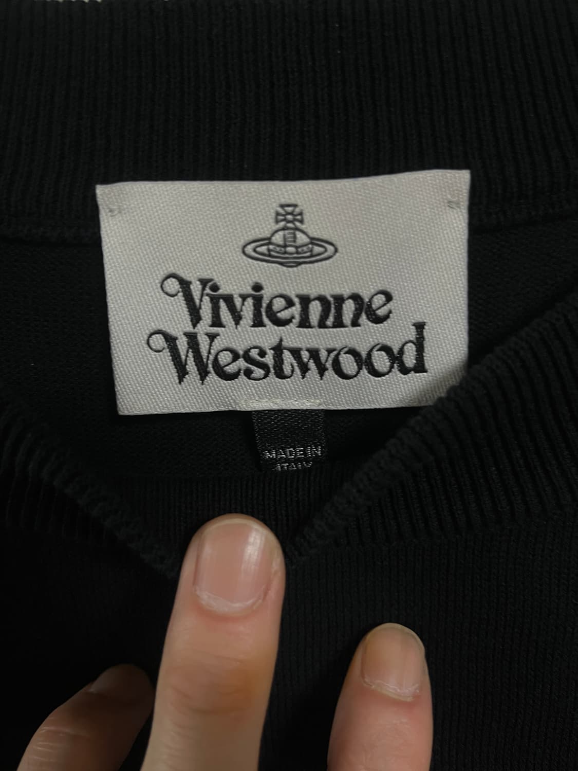 비비안웨스트우드 니트, 블랙 상품이미지3