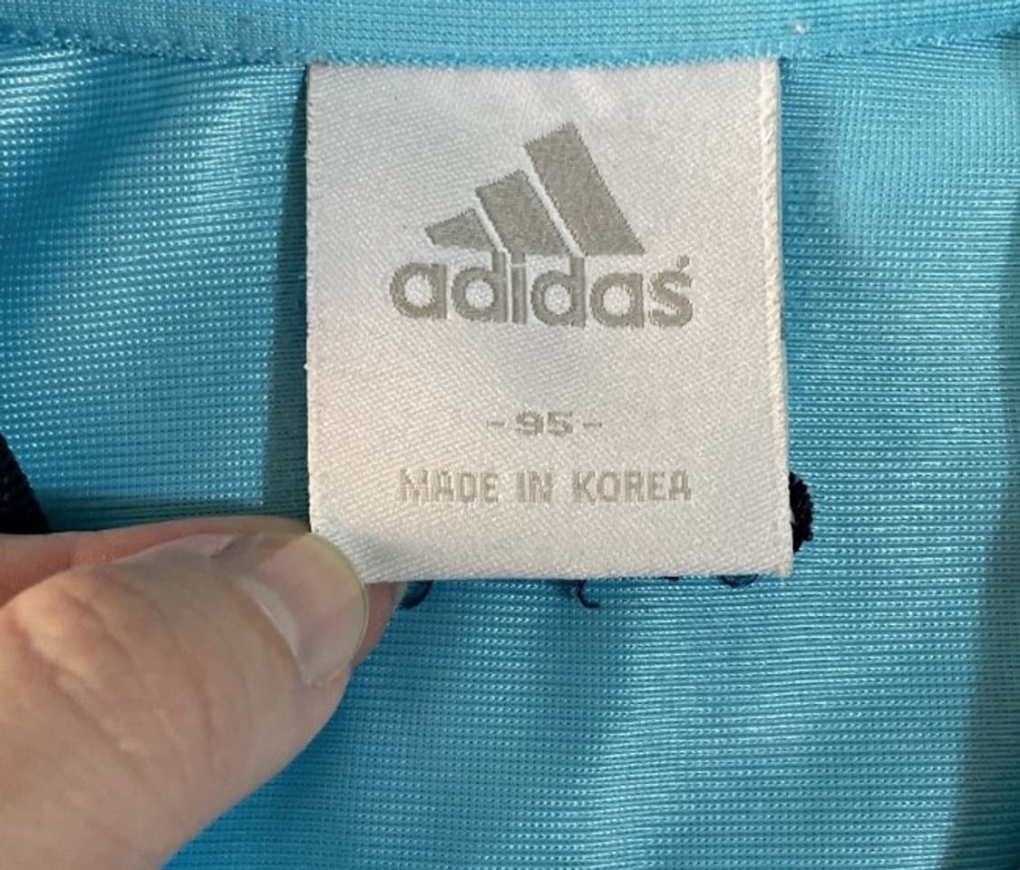 아디다스 스카이블루 블랙 트랙탑 져지집업 95/M 상품이미지3
