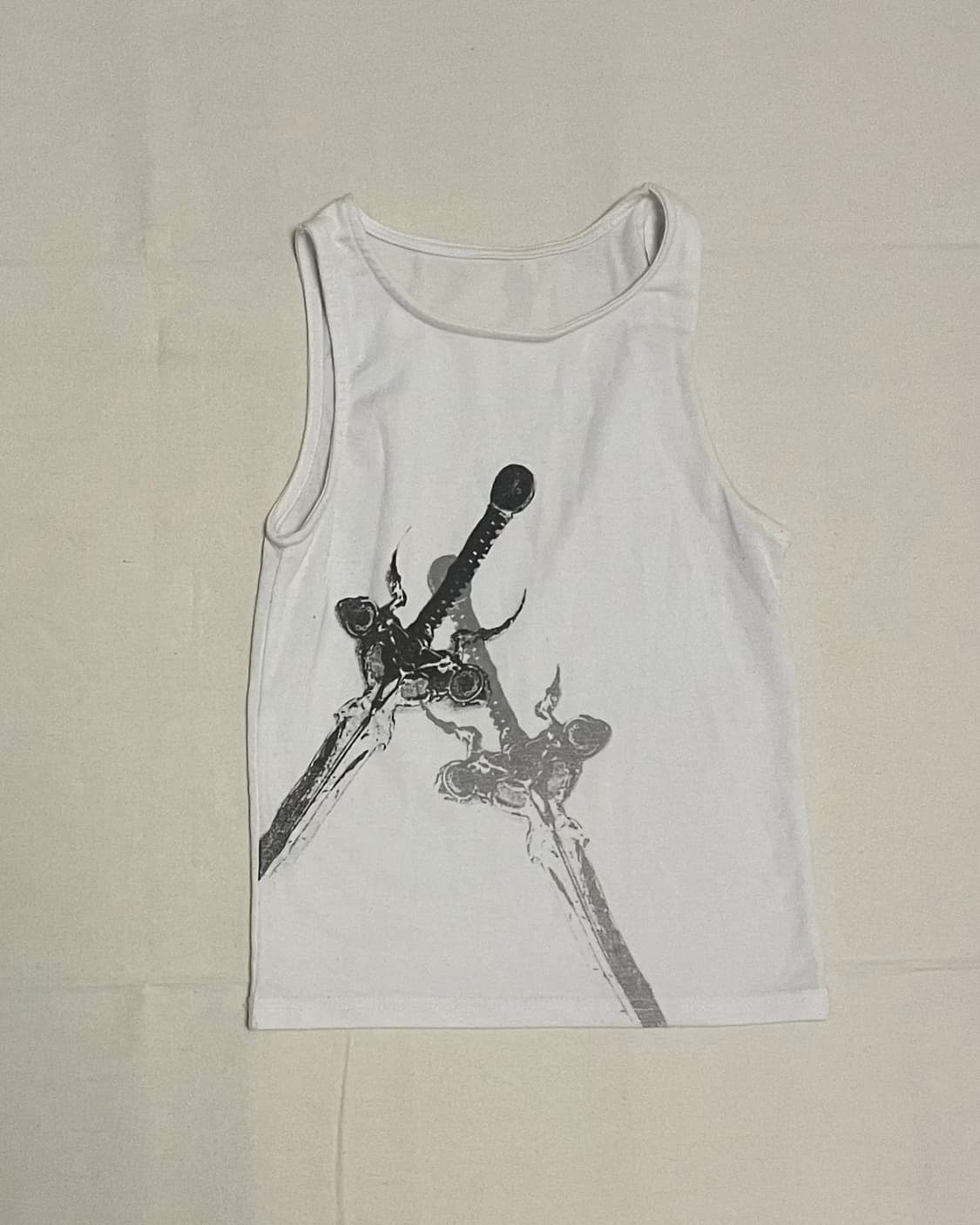 knife printing sleeveless 상품이미지5