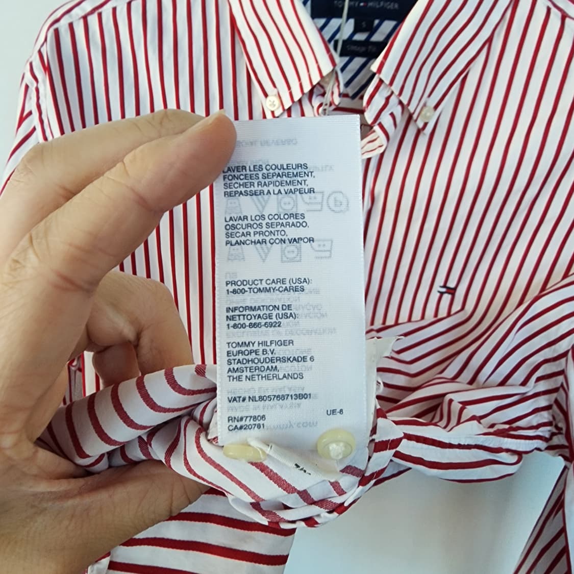 타미힐피거 스트라이프 긴팔 셔츠 상품이미지5