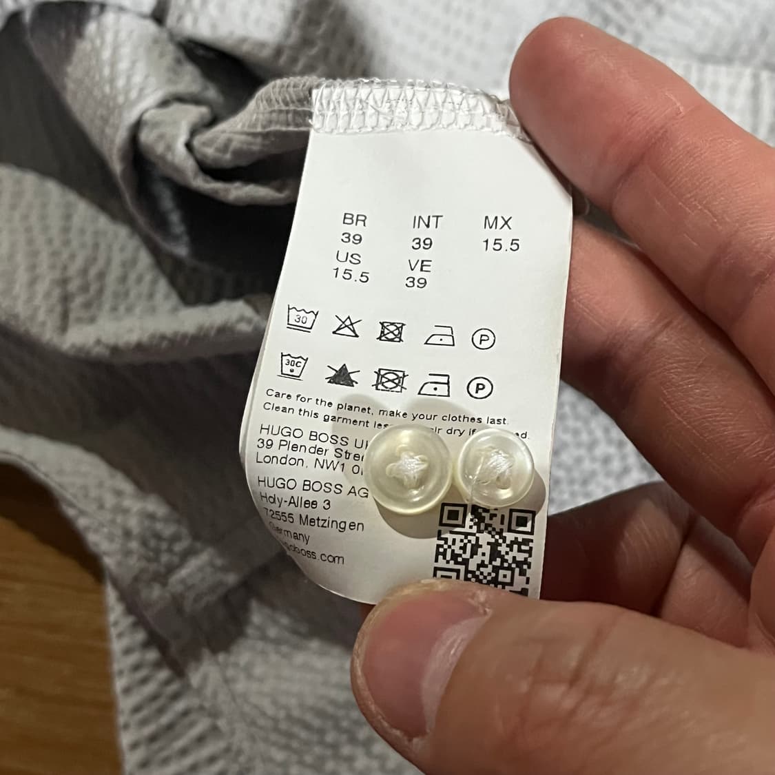 [97] 휴고보스 신형 시어서커 스판셔츠 상품이미지6