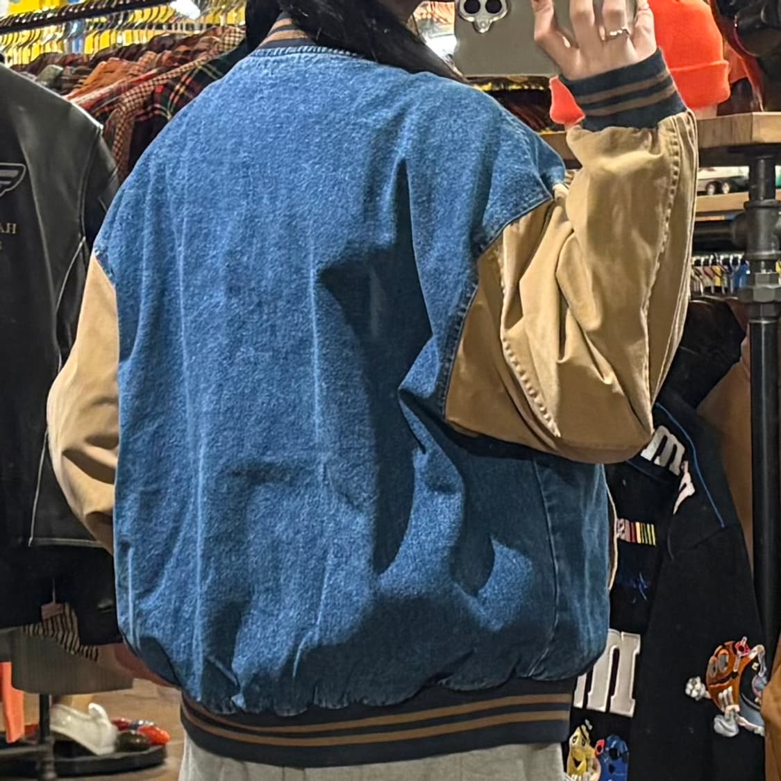 [HI] VTG 데님바시티 자켓 카멜 상품이미지5