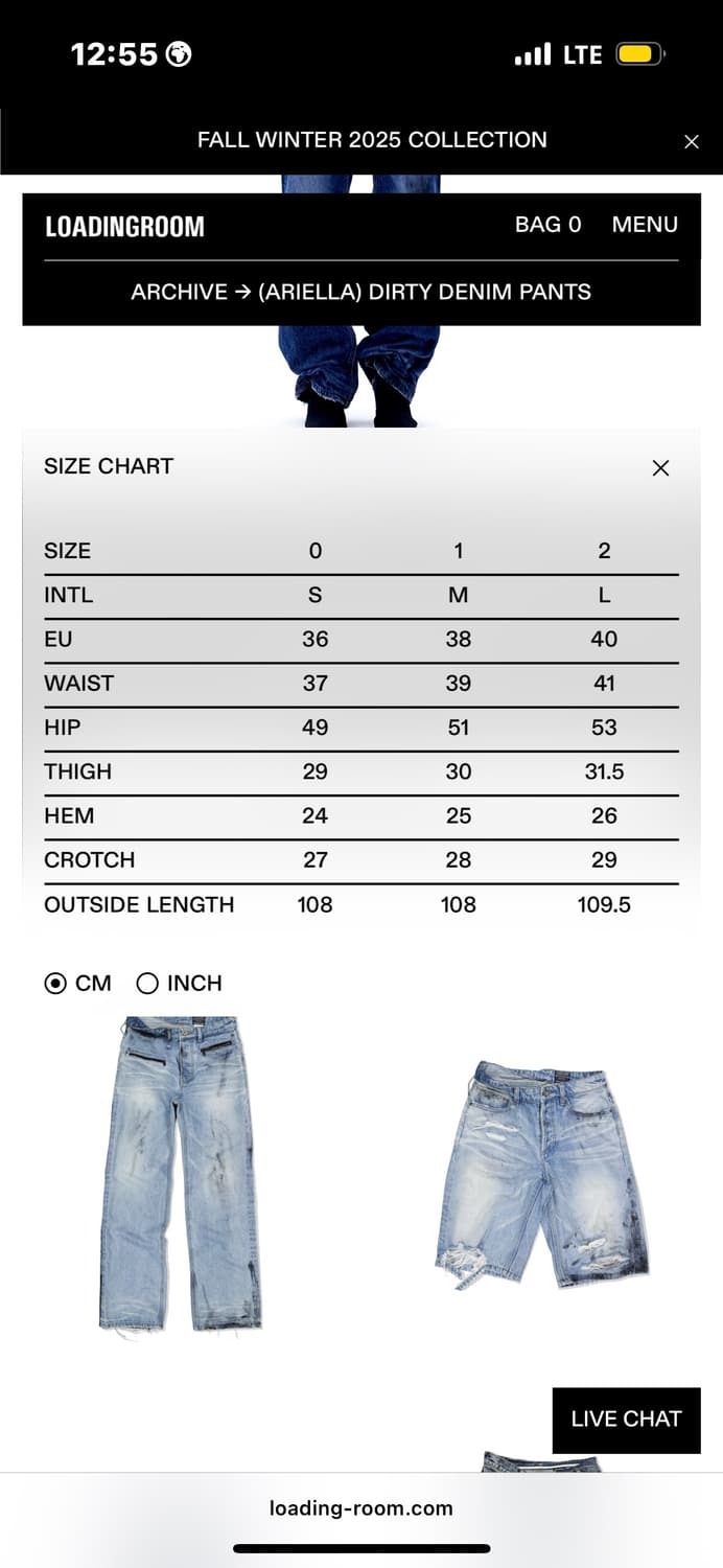 로딩룸 loading room dirty denim pants 상품이미지5
