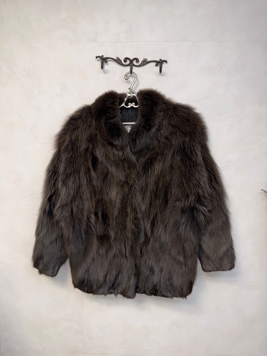 SAGA FOX ash brown fox fur coat jacket  상품이미지1