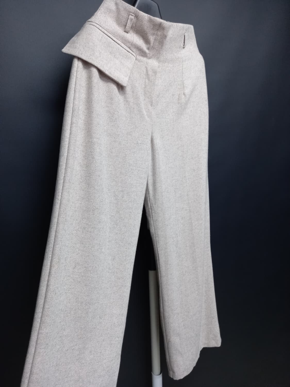 새 더블스텐다드 춘추동  하이웨스트 와이드핏 팬츠 44 상품이미지4