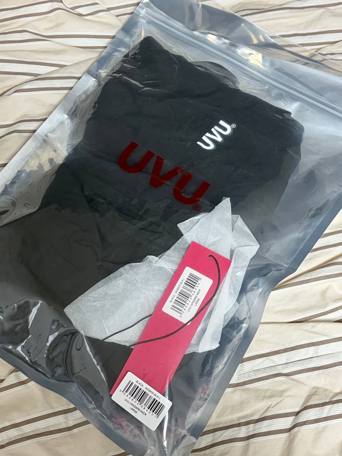 (L) UVU 울트라라이트 윈드브레이커 블랙 상품이미지7