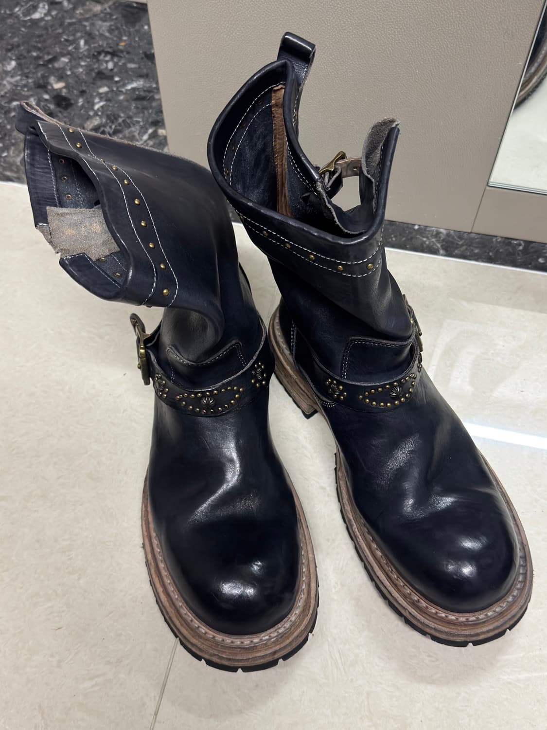 킨치x인세인게러지 엔지니어 부츠 홀스터 601 290 상품이미지3