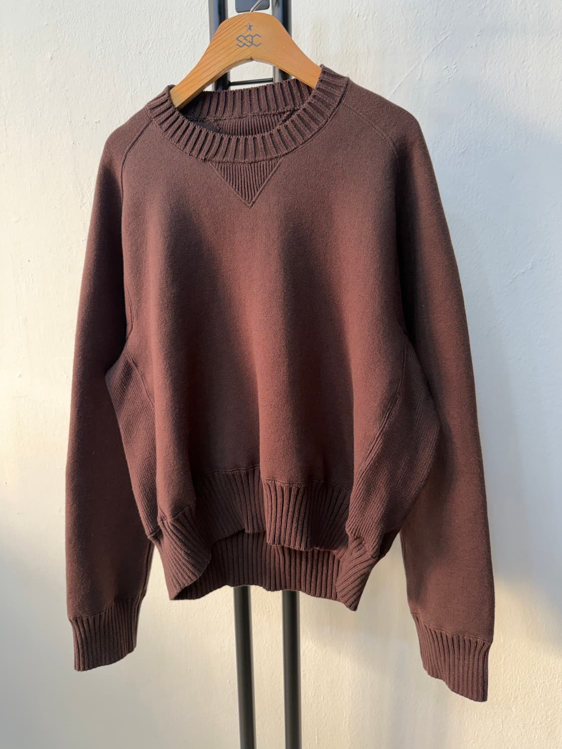 매장판정품) 사카이 여성 루즈핏 캐시미어 니트 스웨터 1 상품이미지3