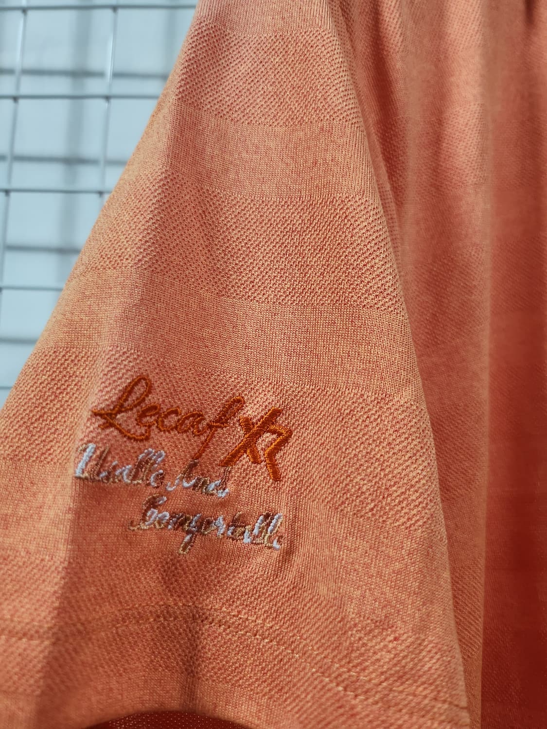 Leaf 남여 오렌지색 반팔 카라티  새옷 상품이미지4