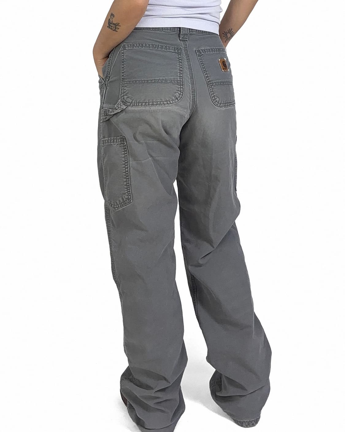 Carhartt distressed work carpenter pants 상품이미지3
