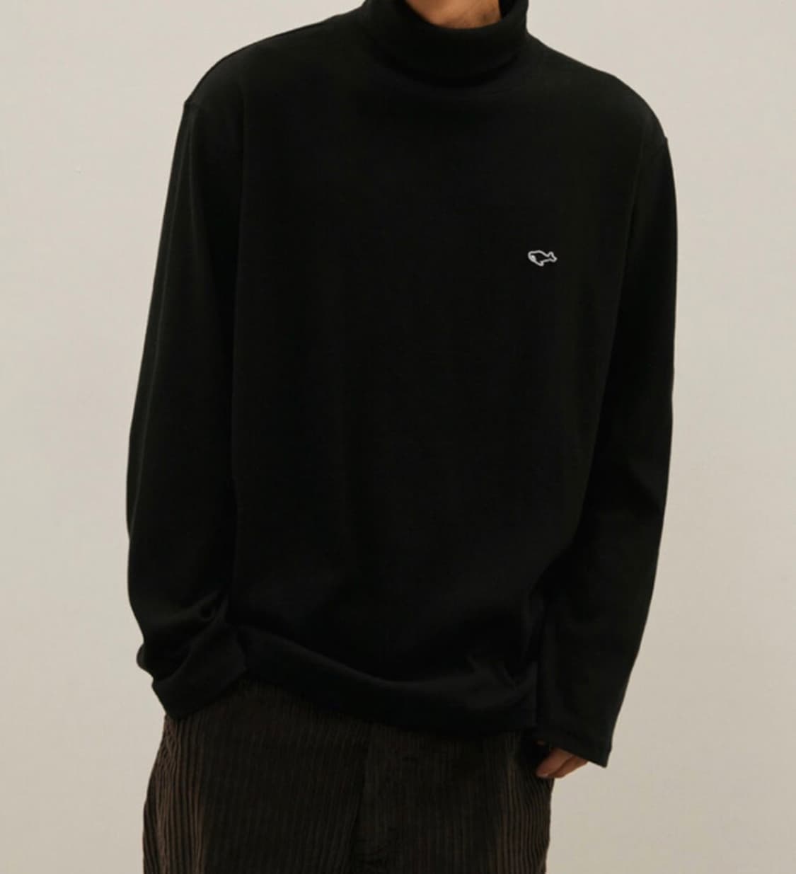 네이더스 스탠다드 모크넥 터틀넥 5 블랙 상품이미지1