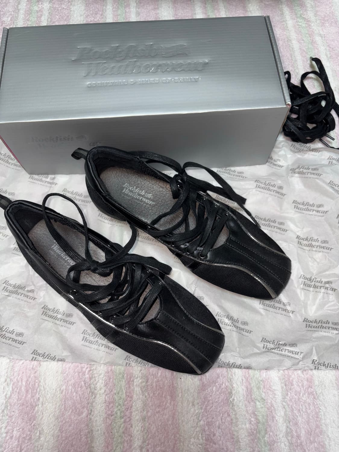 락피쉬웨더웨어 블리스 레이스업 스니커즈 블랙 245 상품이미지2