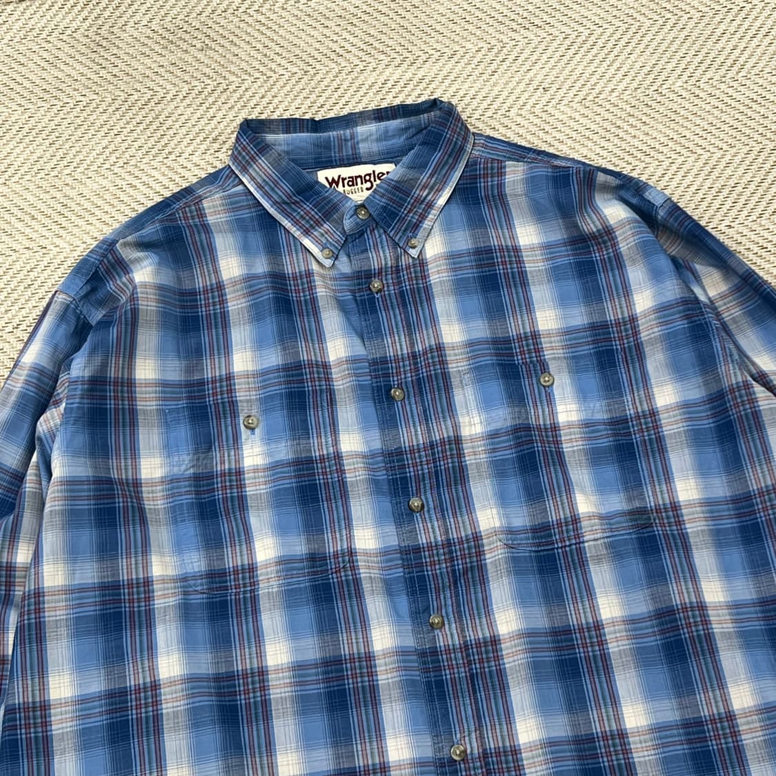 랭글러 체크셔츠 r3491 상품이미지3