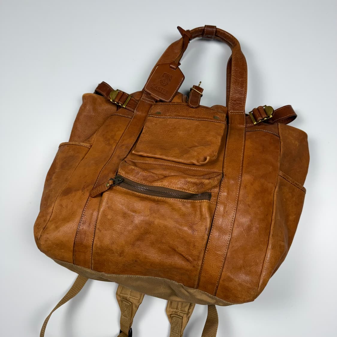 요시다포터 캐스터 투웨이 가죽 백팩 상품이미지2