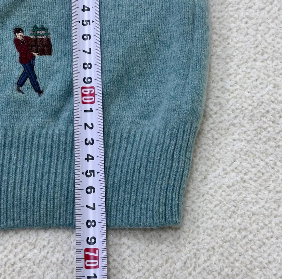 100 올젠 울 니트 티셔츠  상품이미지6