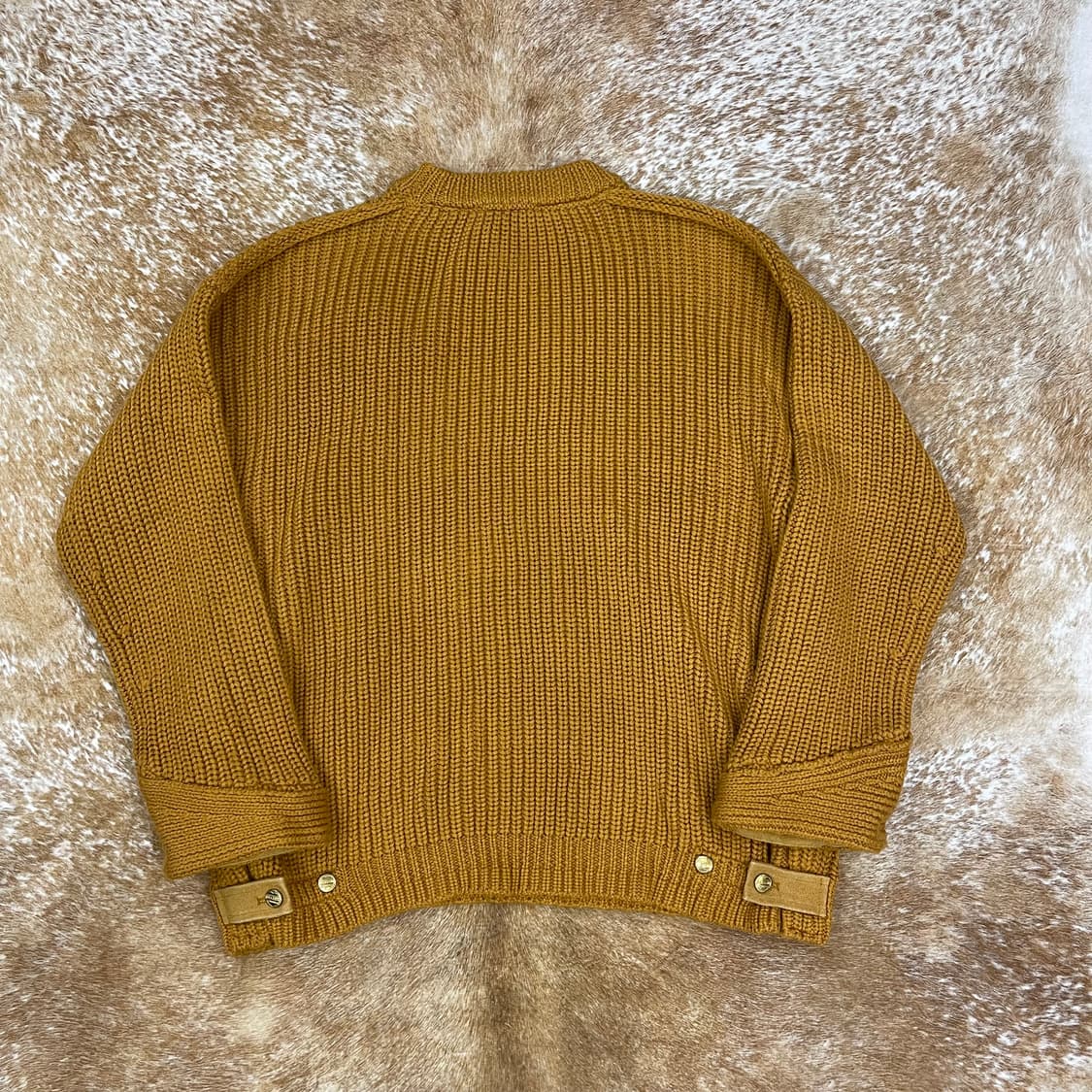 사카이 X 칼하트 WIP 니트 풀오버 디트로이트 베이지 상품이미지9