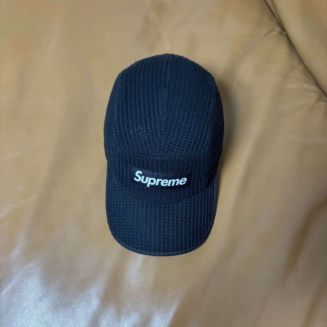Supreme 슈프림 스트링 메쉬 블랙 캠프캡 모자 Mesh Black 상품이미지5