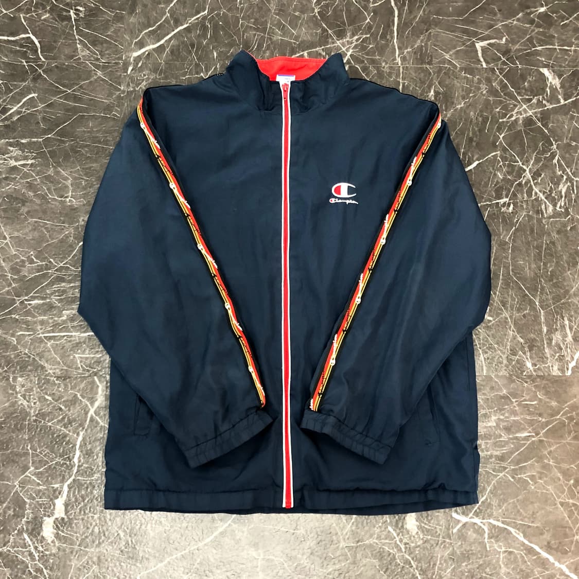 M 챔피온 백로고 사이드라인 바람막이 상품이미지2