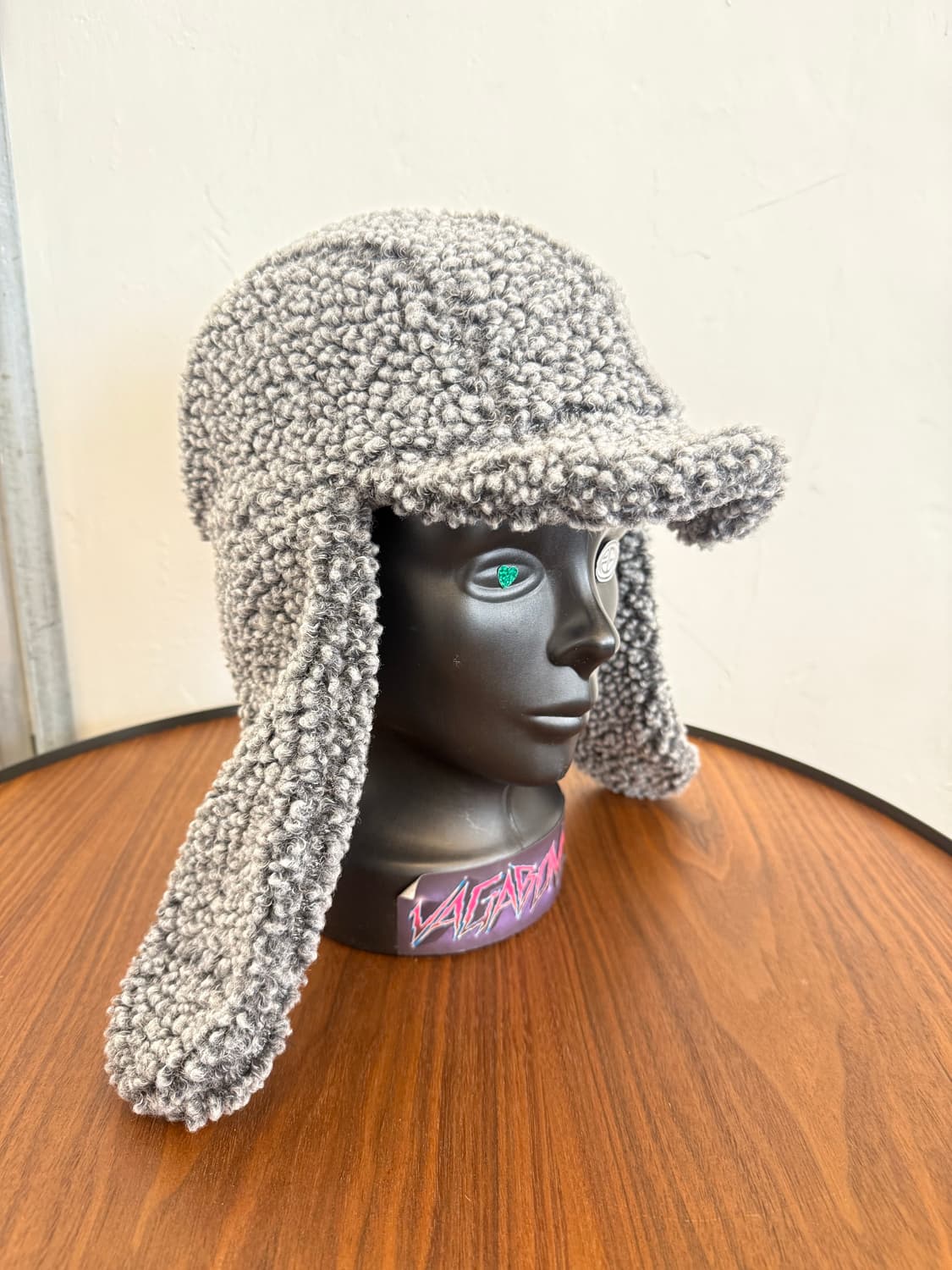 빈티지 뽀글이 이어플랩 캡 상품이미지4