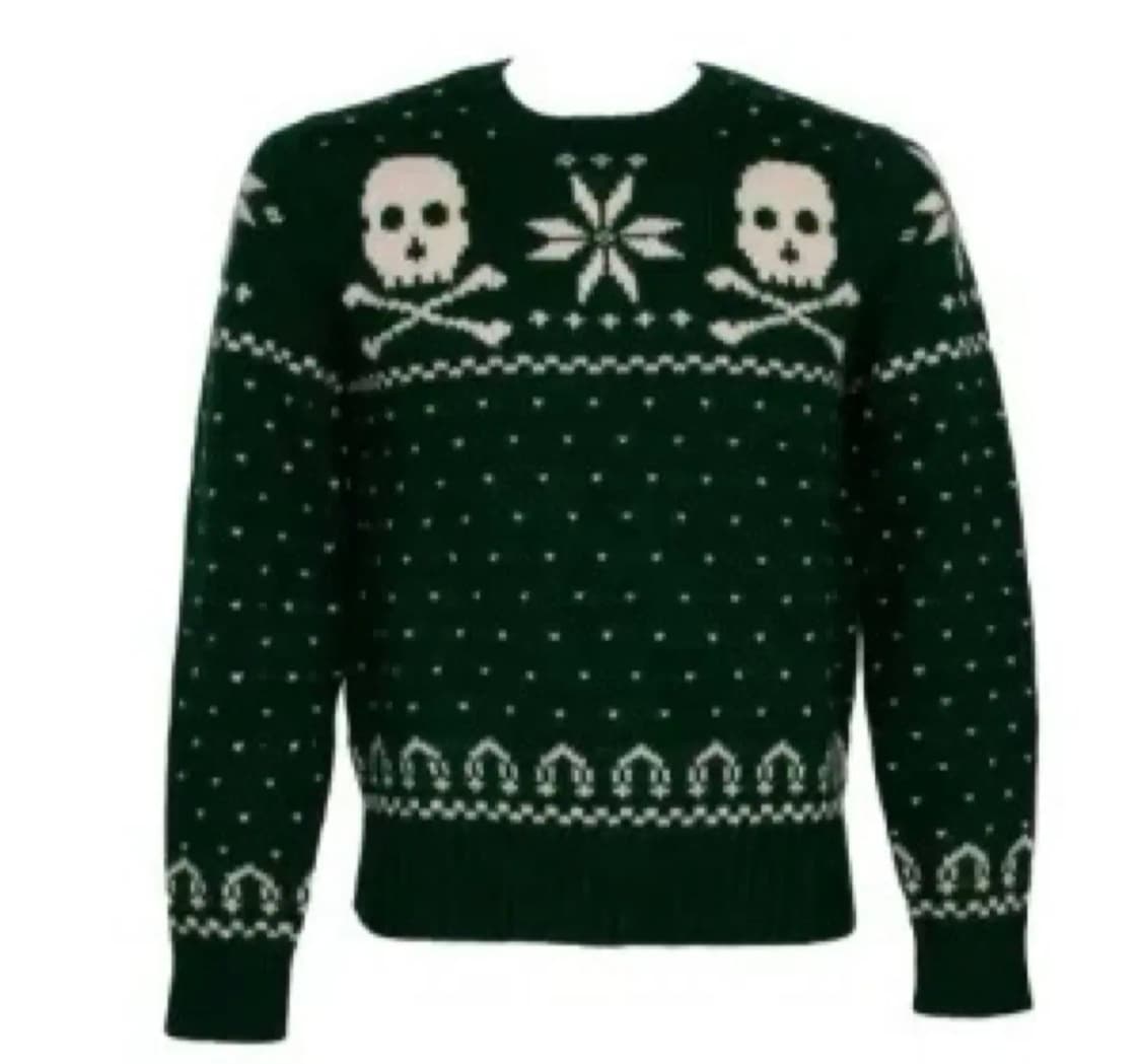 폴로 럭비 해골 니트 M사이즈 상품이미지1