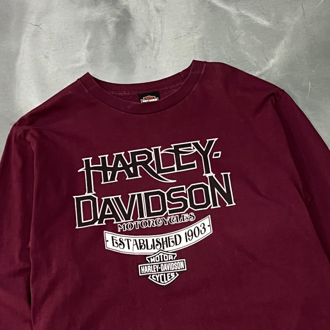  할리데이비슨 프린팅 롱슬리브 y14554 상품이미지3