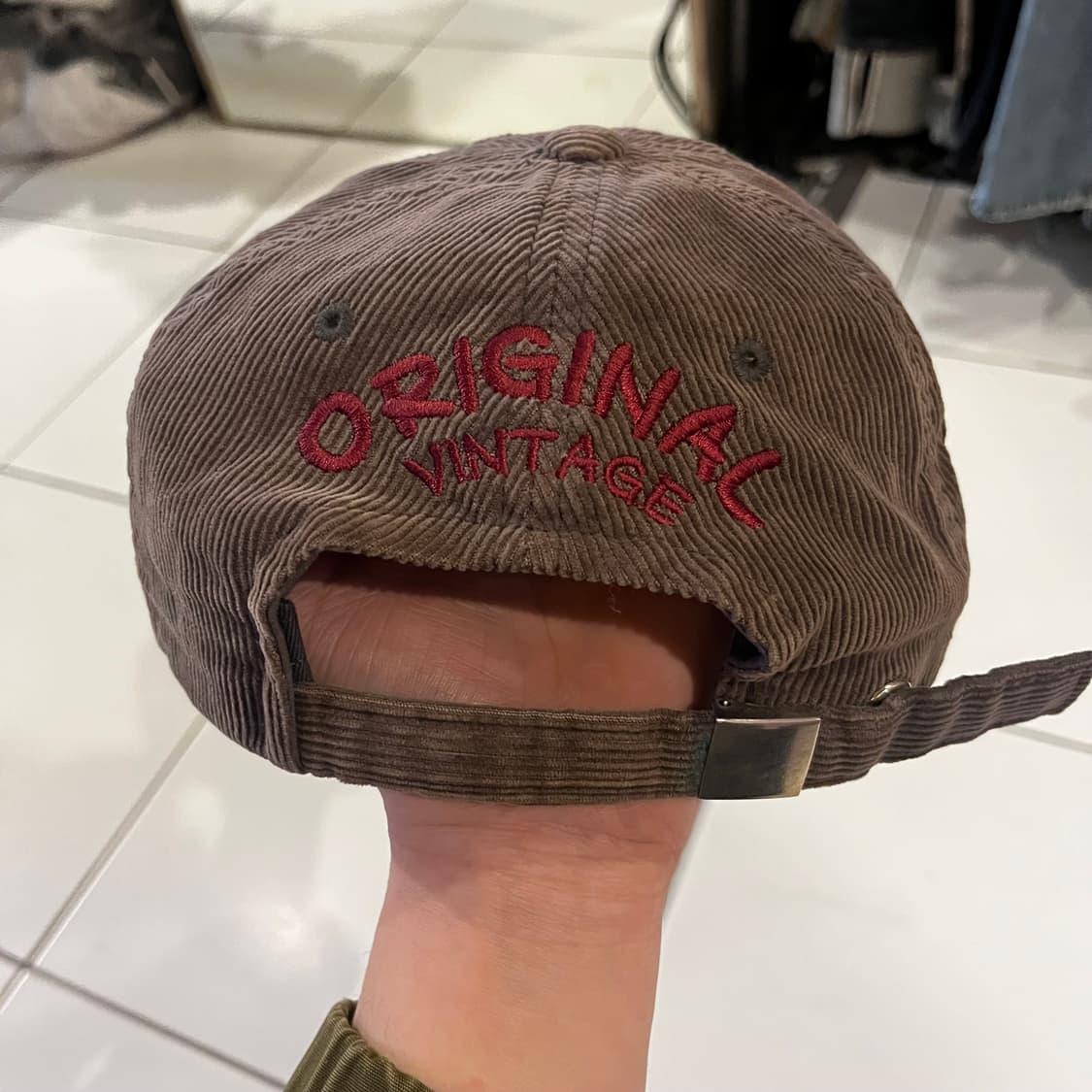 버켄스탁 빈티지 코듀로이 볼캡 상품이미지6