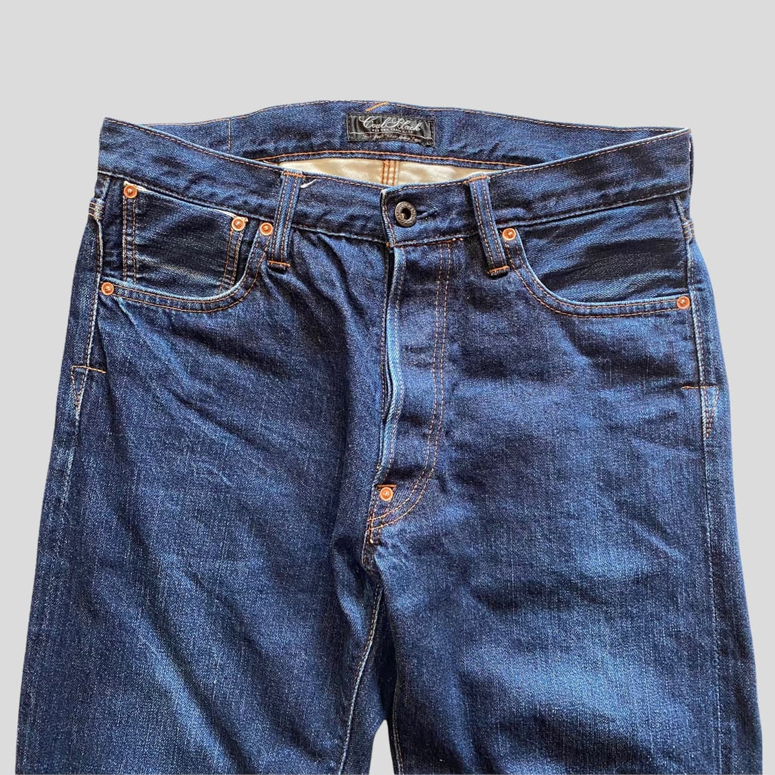 (S)COAL BLACK 신치백 셀비지 데님청바지 상품이미지2