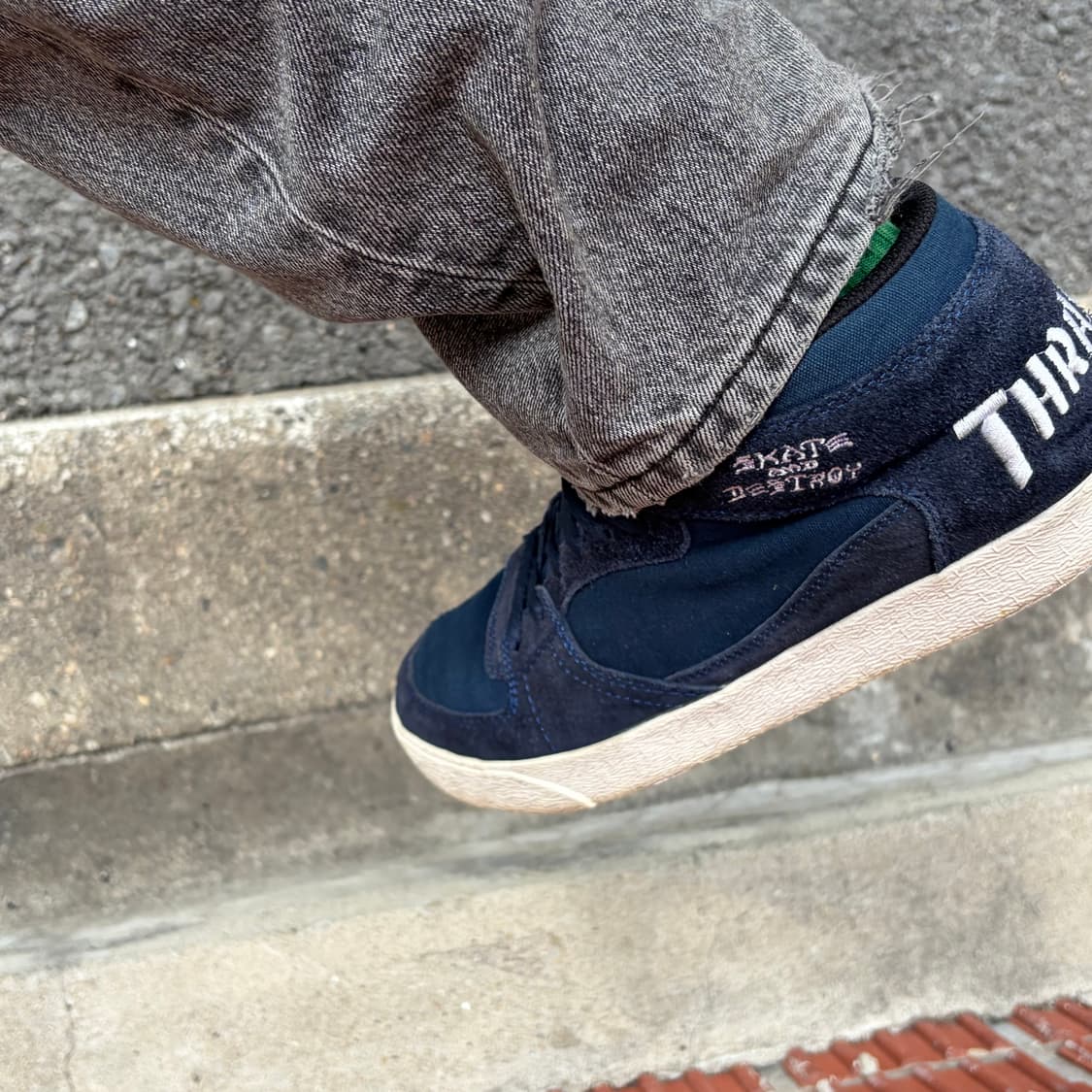 뒷축 THRASHER 자수 보드화 상품이미지6