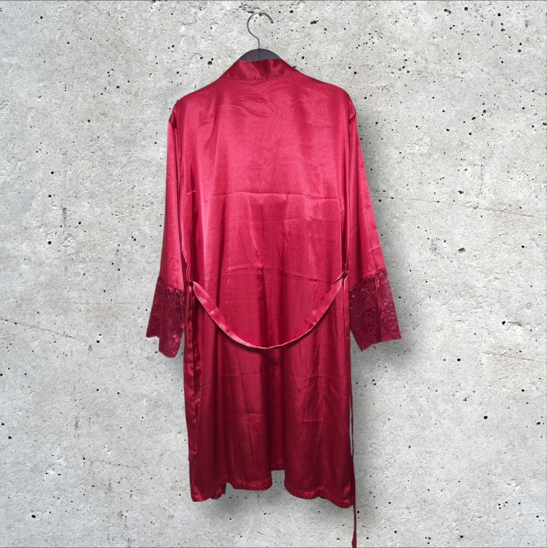 실크 슬립 원피스 가운 세트 (95/M) 상품이미지5