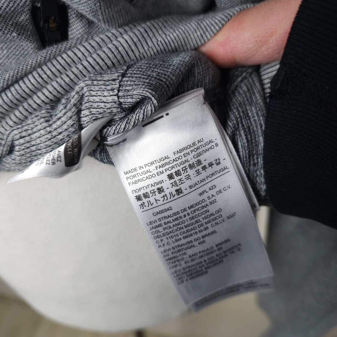 리바이스 LEJ 엔지니어드 니트 트러커 자켓 남자95사이즈 상품이미지5