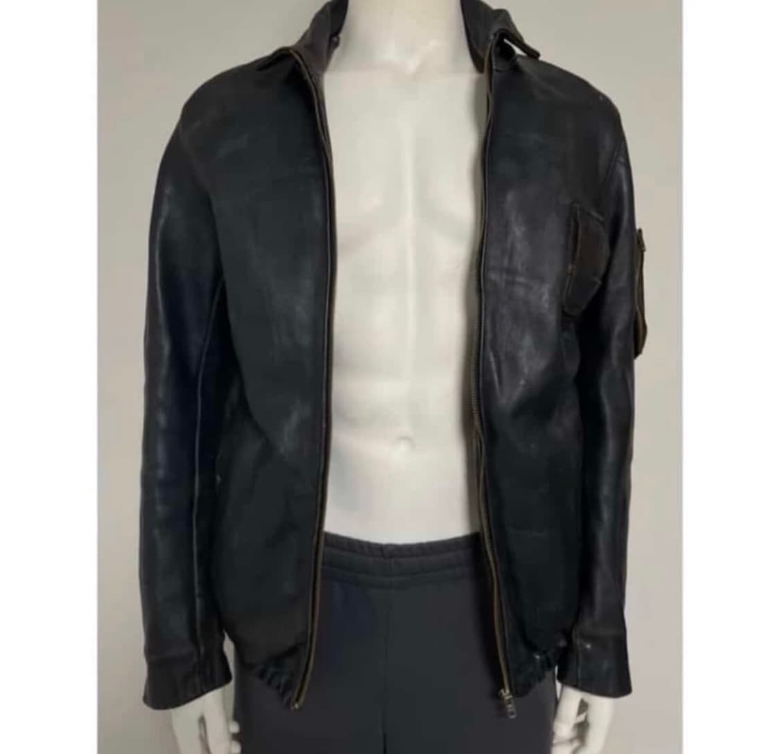 프렌치 Air Force Leather Jacket 레더자켓 상품이미지1