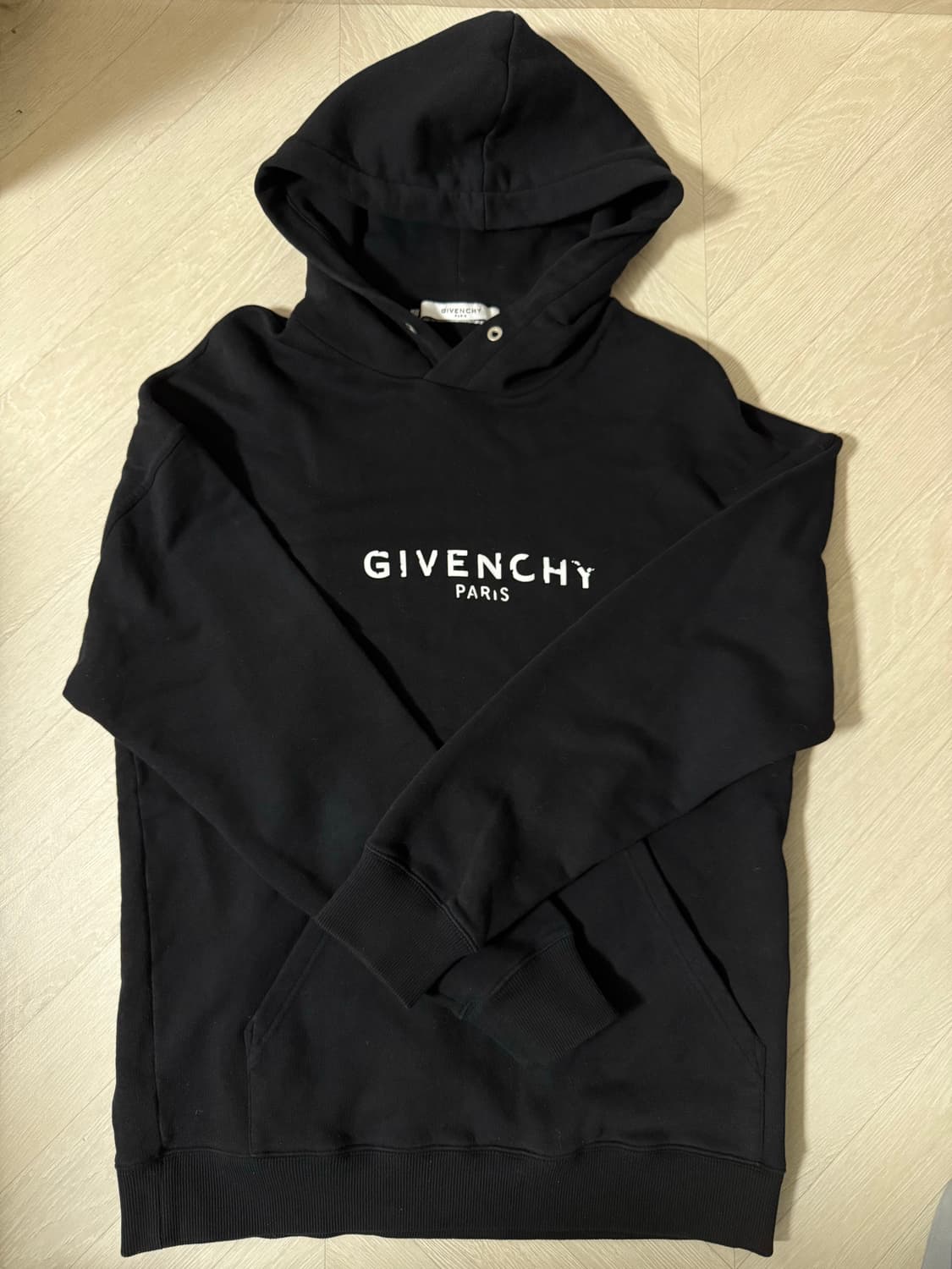 지방시 크랙 로고 후드티 S 95사이즈 상품이미지2