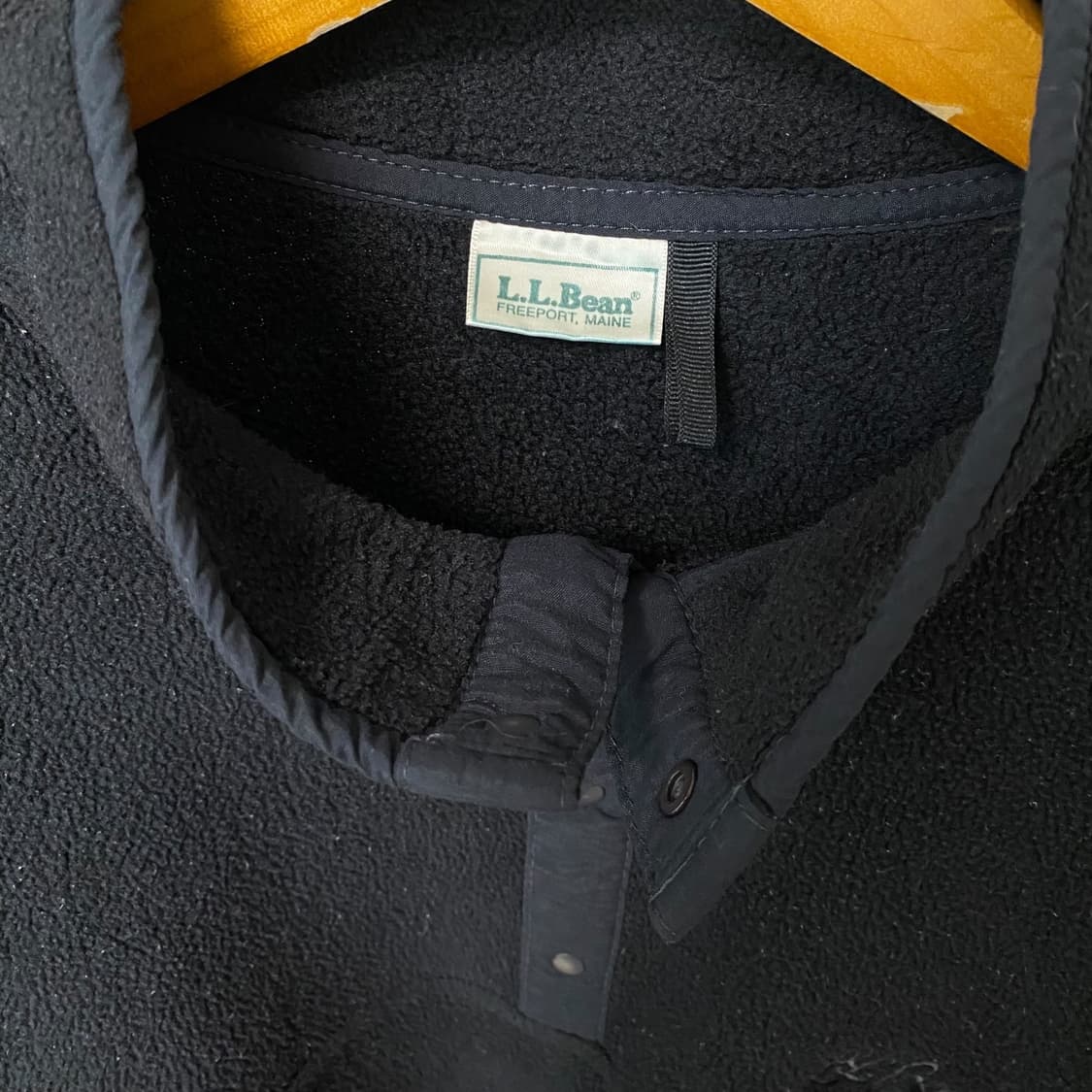 (L)빈티지 L.L.bean 엘엘빈 후리스 스냅 풀오버 상품이미지3