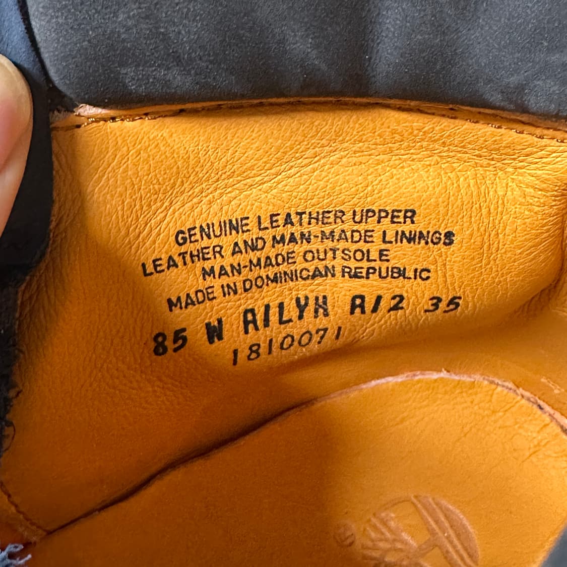 팀버랜드 6인치 워커 네이비  상품이미지7