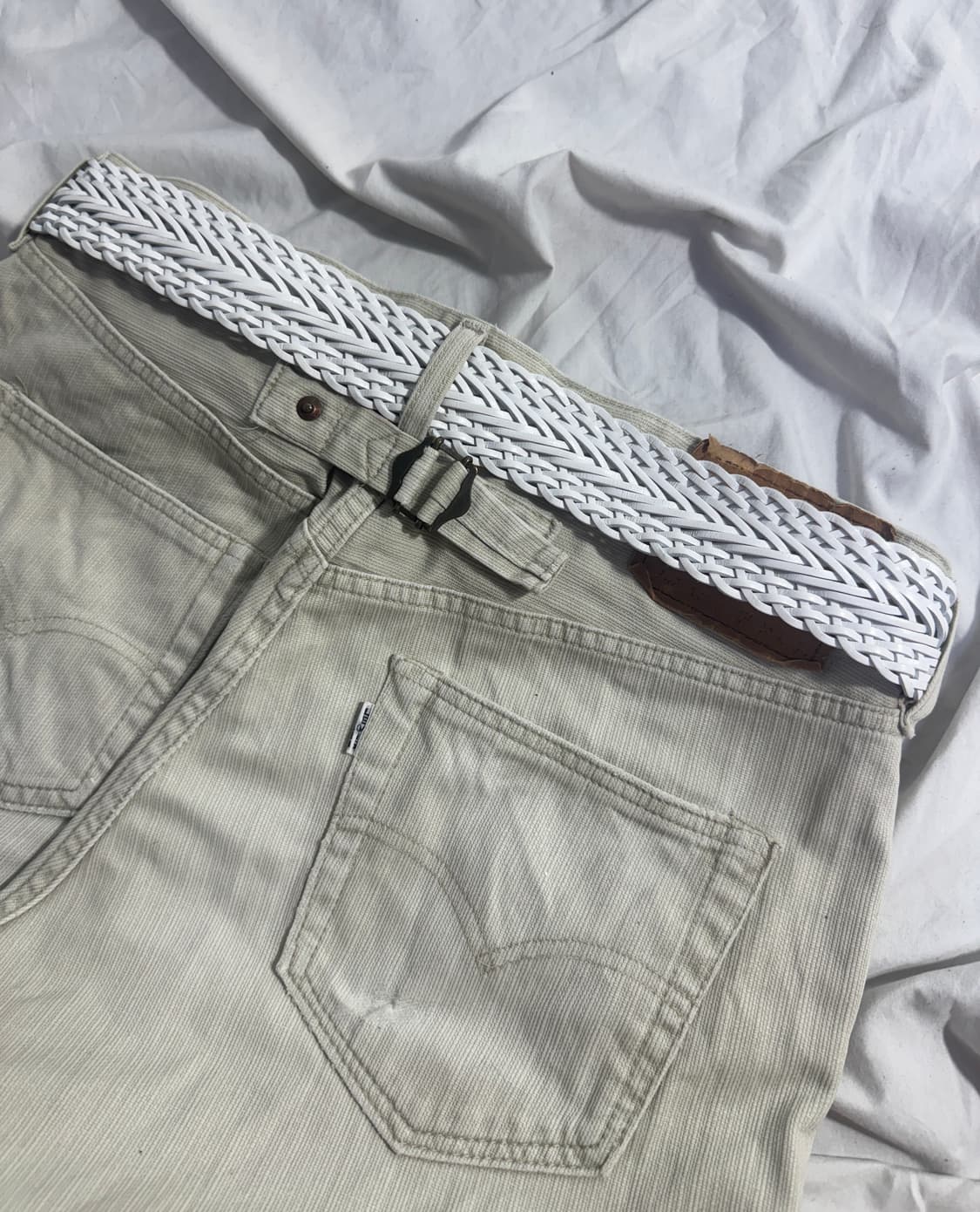 빈티지 오너먼트 버클 레더 벨트 크리스탈 y2k 상품이미지2