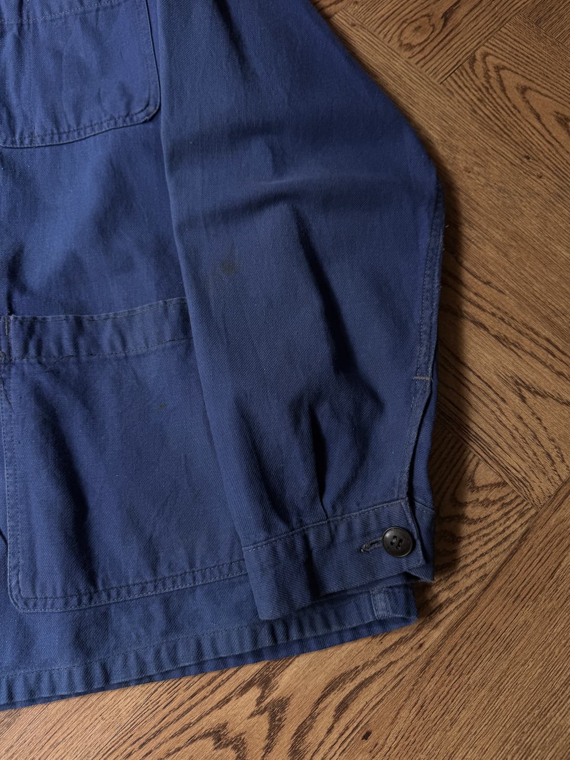 [L]Au Perroquet 빈티지 워싱 프렌치 워크 자켓 상품이미지6