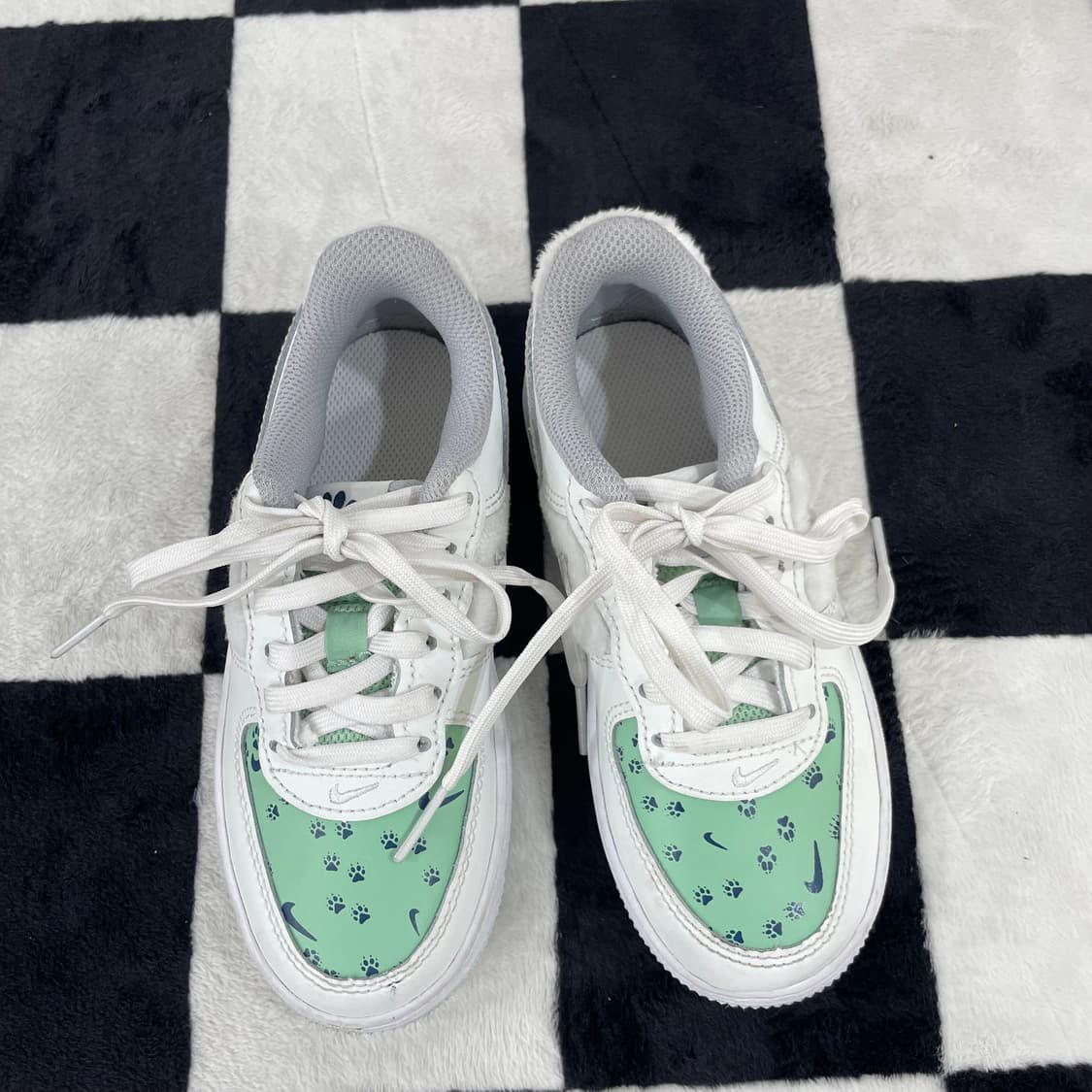 나이키 키즈 에어포스1 로우 스니커즈 170mm 상품이미지2