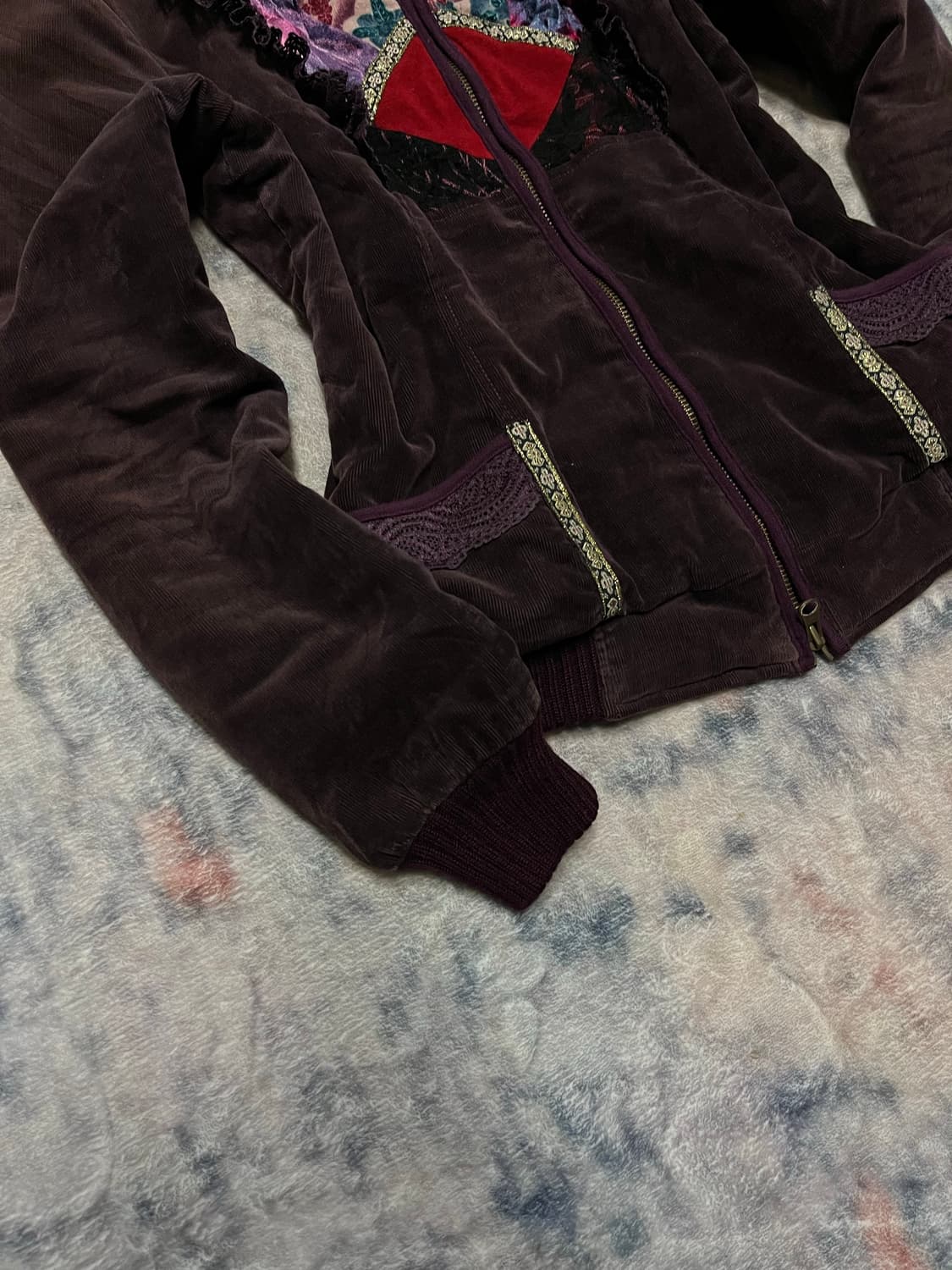 Ozz on oriental frill corduroy jacket 상품이미지5