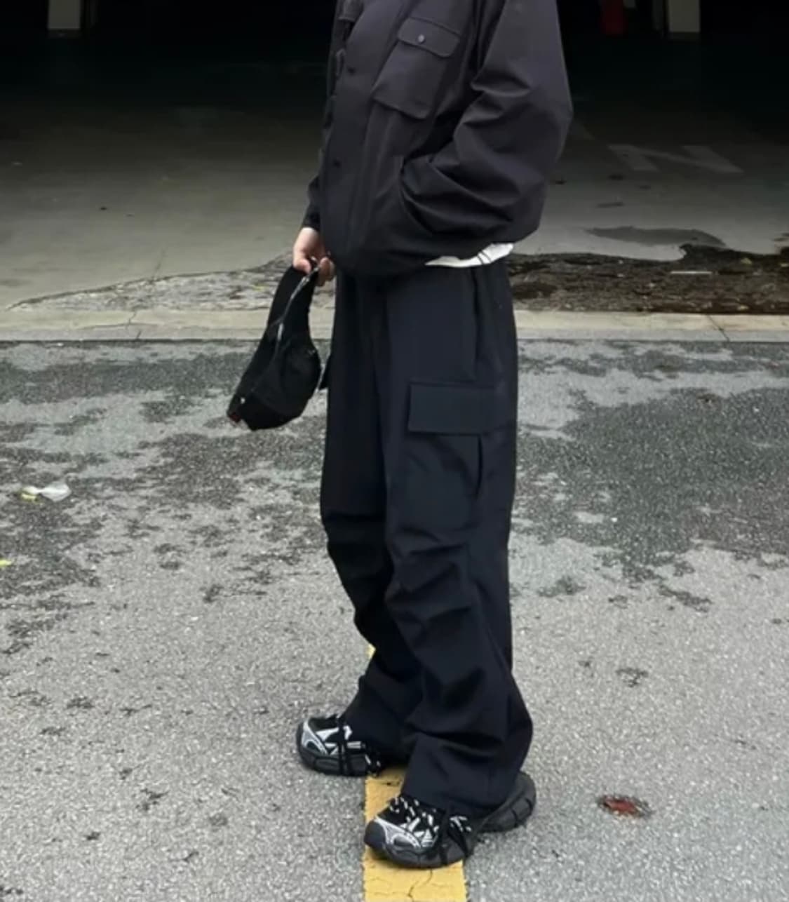 데니아 기모 밴딩 카고팬츠 상품이미지6