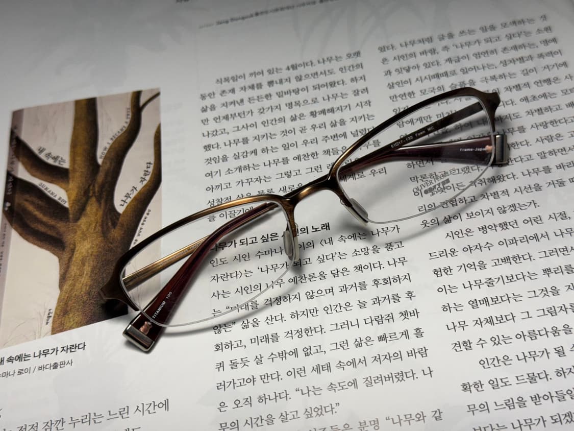 올리버피플스 티타늄 초경량 반무테 안경 재펜메이드 0177 상품이미지6