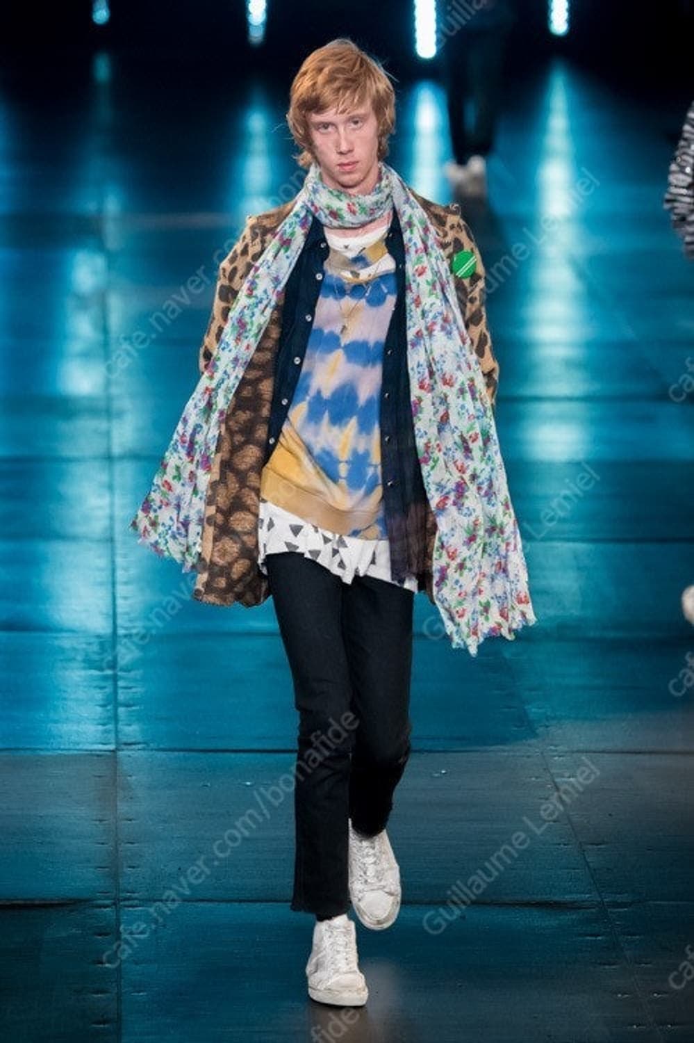 생로랑 서프시즌 플라워 스카프 16ss 에디 슬리먼 상품이미지2