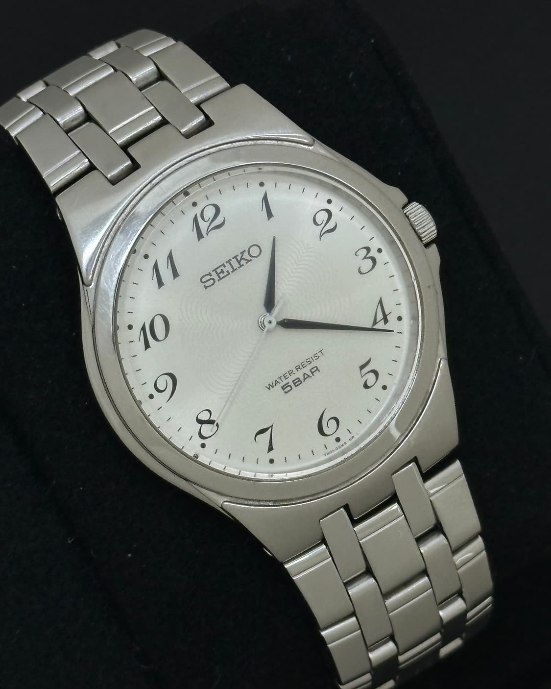 세이코 라운드 쿼츠 시계 상품이미지2