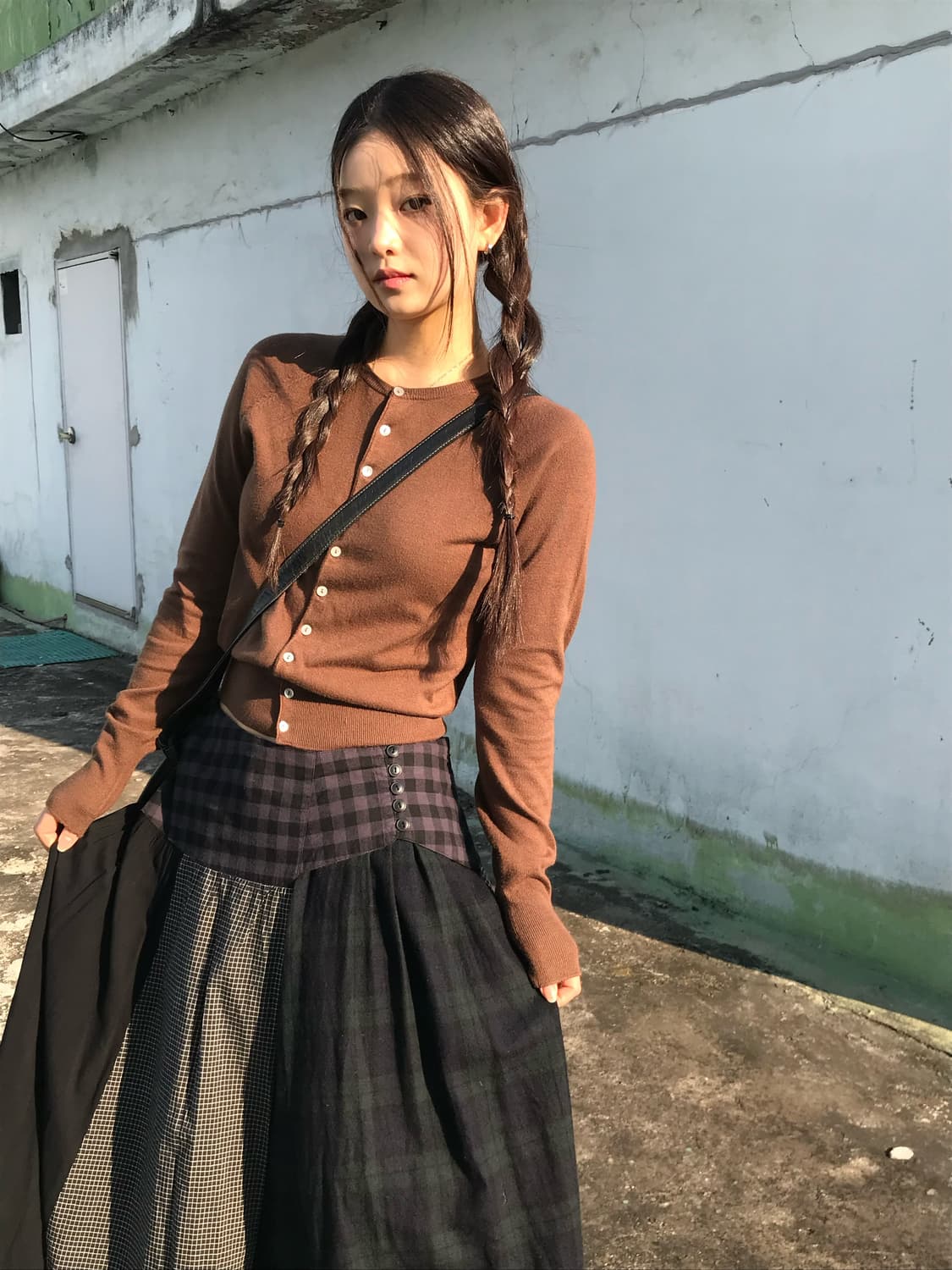 믹스 패치워크 스커트  상품이미지4