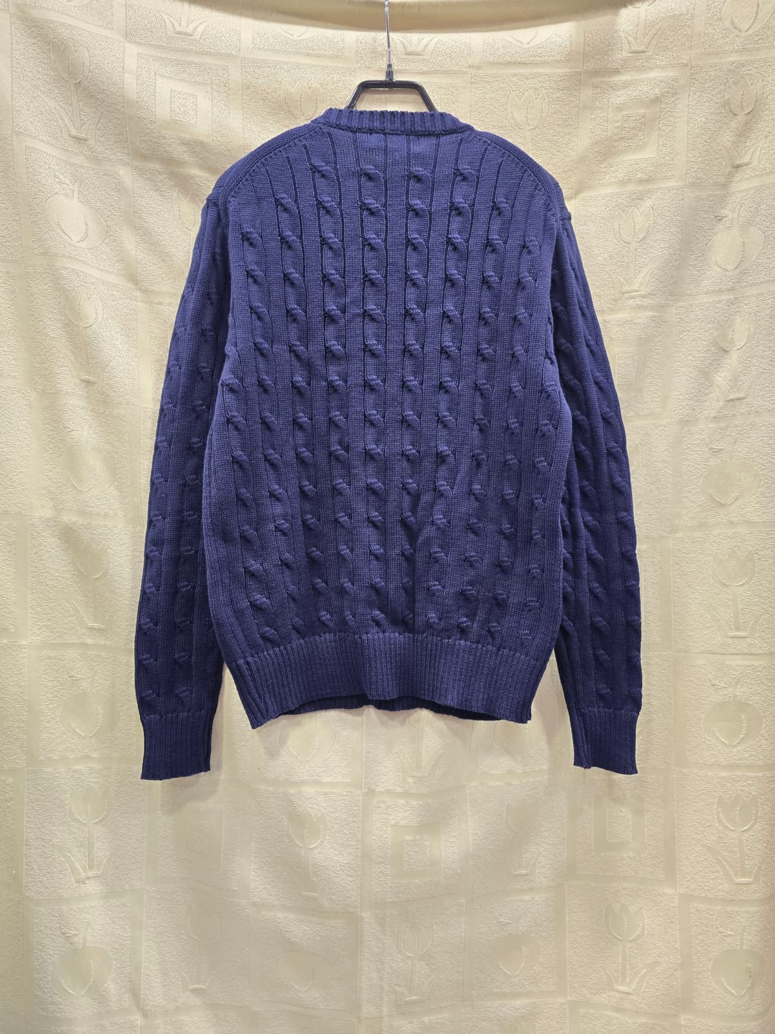 새상품) 폴로 랄프로렌 네이비 케이블 니트 티셔츠 M(95) 상품이미지5