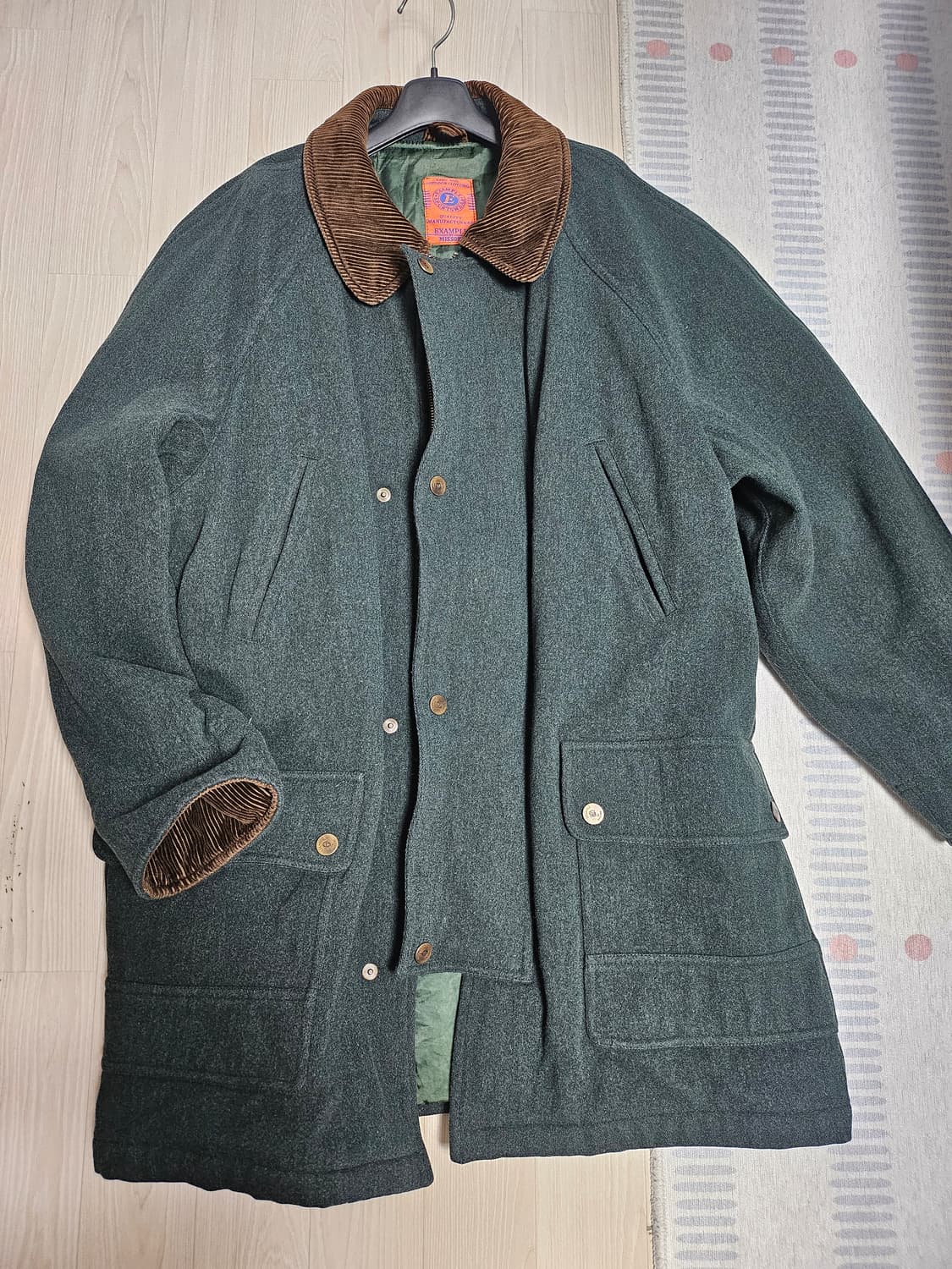 미쏘니 남성 코트 상품이미지1